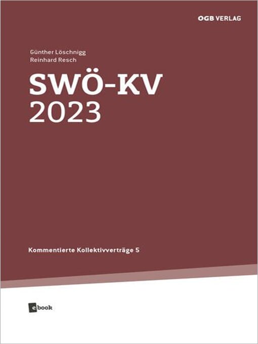 Cover image for SWÖ-KV 2023